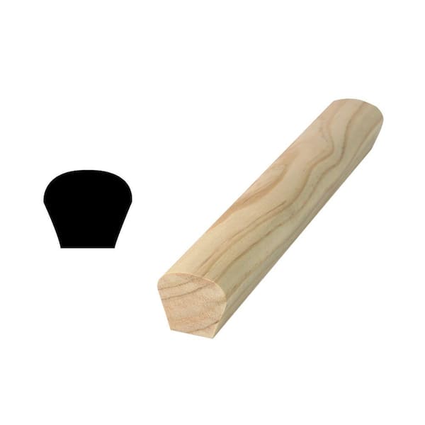 Woodgrain Millwork WM 230 - 1-1/2 in. x 1-11/16 in. Solid Pine Handrail