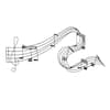 Metal Musical selling Notes Wavy Wall Decor, 49