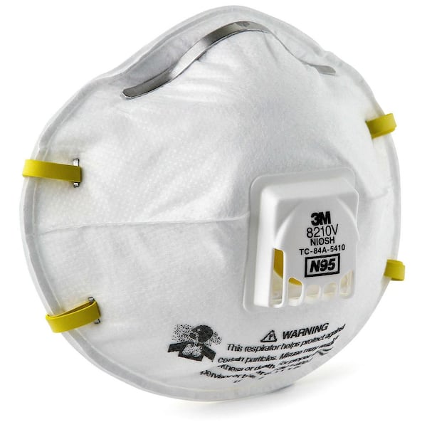 Particulate Respirator 8210V, N95 10 EA/Box