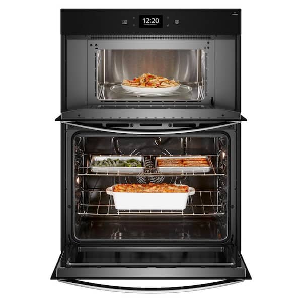 Whirlpool 4.3 Cu. ft. Wall Oven Microwave Combo with Air Fry Stainless Steel