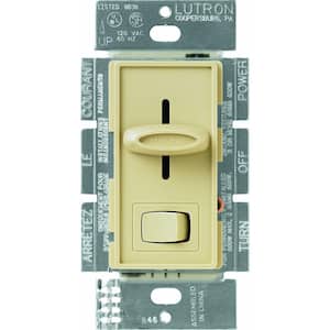 Skylark Dimmer Switch for Electronic Low-Voltage, 300-Watt Incandescent/Single-Pole, Ivory (SELV-300P-IV)