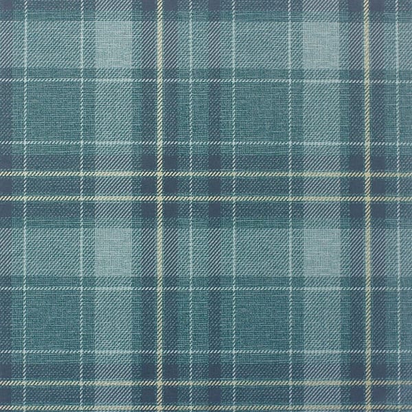 Earl Dark Green Tartan Wallpaper Sample