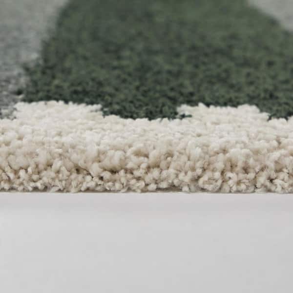 Caproni Grey 5 ft. 3 in. x 7 ft. Striped Area Rug