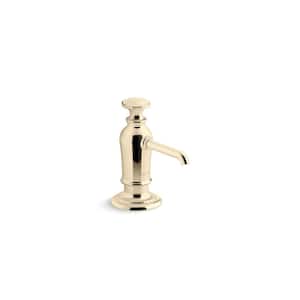 Artifacts Soap/Lotion Dispenser in Vibrant French Gold