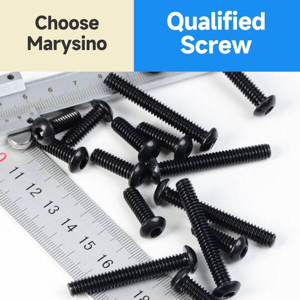 Albany County Fasteners 1/4-20 Flat Head Socket Cap Screws – Black Oxide Stainless Steel – Choose Qty