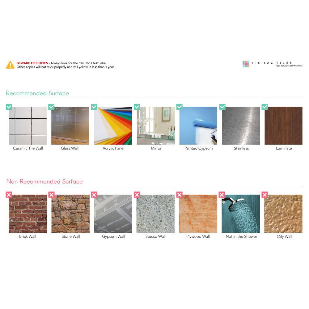 Gray and Brown Hexagonal PVC Peel and Stick Mosaic Tile