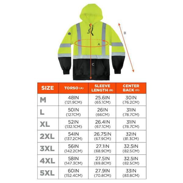 Safety sweatshirts outlet hooded