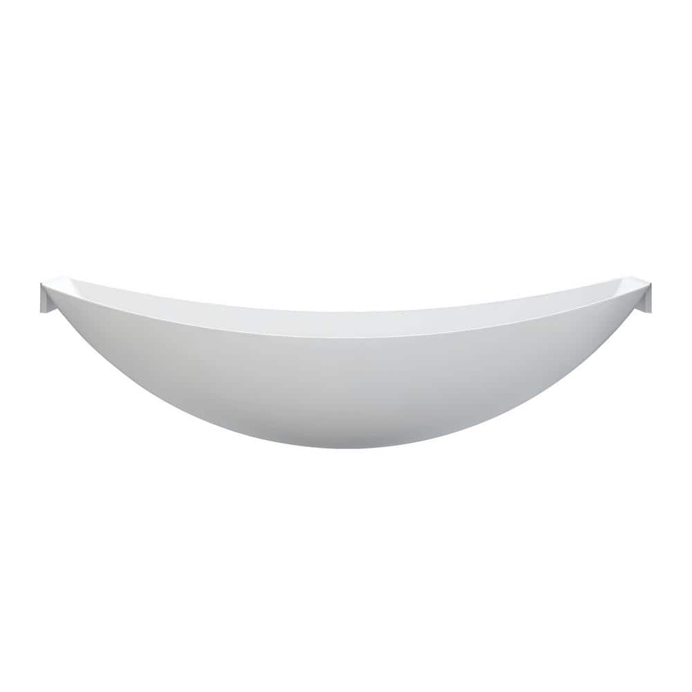 79'' White Matte Acrylic Suspended Hammock Bathtub