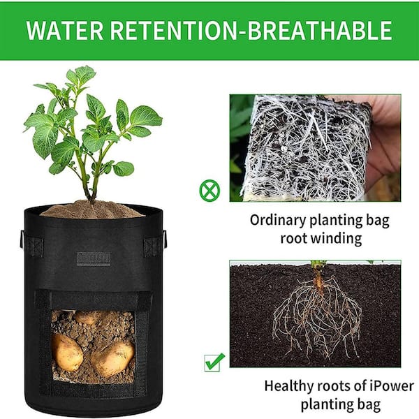 Growing Bags Reusable Potato Planter Bag Vegetable Grow Sack With Hand