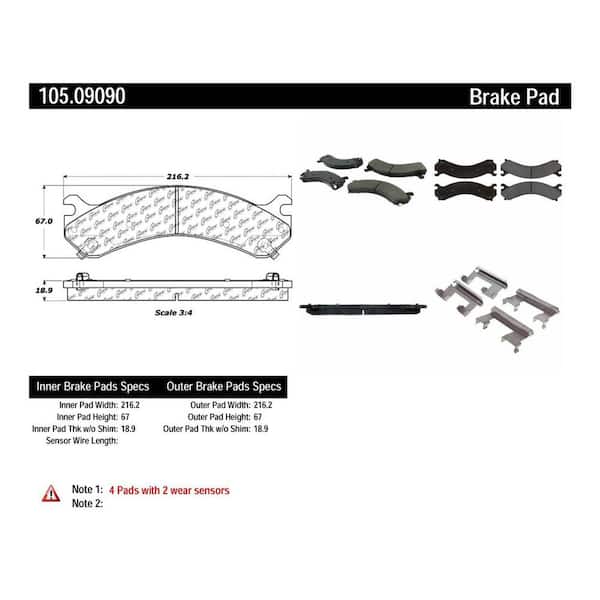 Centric Parts Disc Brake Pad Set