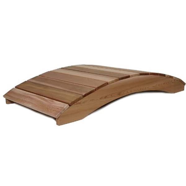All Things Cedar 6 ft. Bridge, Red Western Cedar, 72 x 36 x 12 in.
