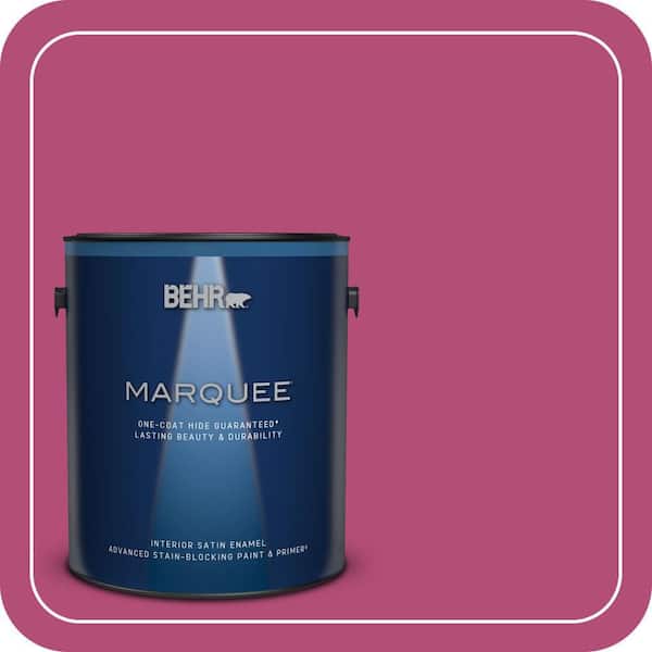 BEHR MARQUEE 1 gal. #P120-6 Diva Glam Satin Enamel Interior Paint & Primer
