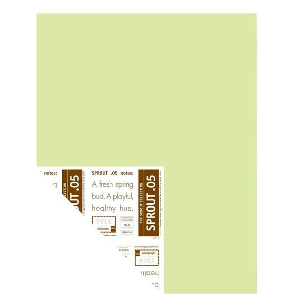 YOLO Colorhouse 12 in. x 16 in. Sprout .05 Pre-Painted Big Chip Sample