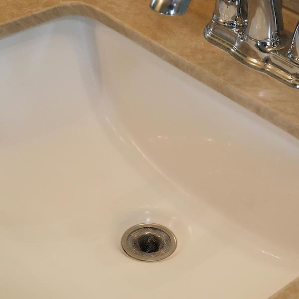 Bathroom Kitchen Water Drain Sink Strainer Bathtub Stopper 87mm Dia -  Black,Silver Tone - 3.4 x 0.4 (Max.D*T) - Bed Bath & Beyond - 33902527