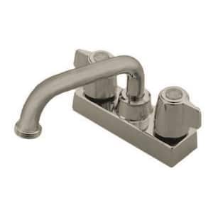 2-Handle Laundry and Utility Faucet in Brushed Nickel