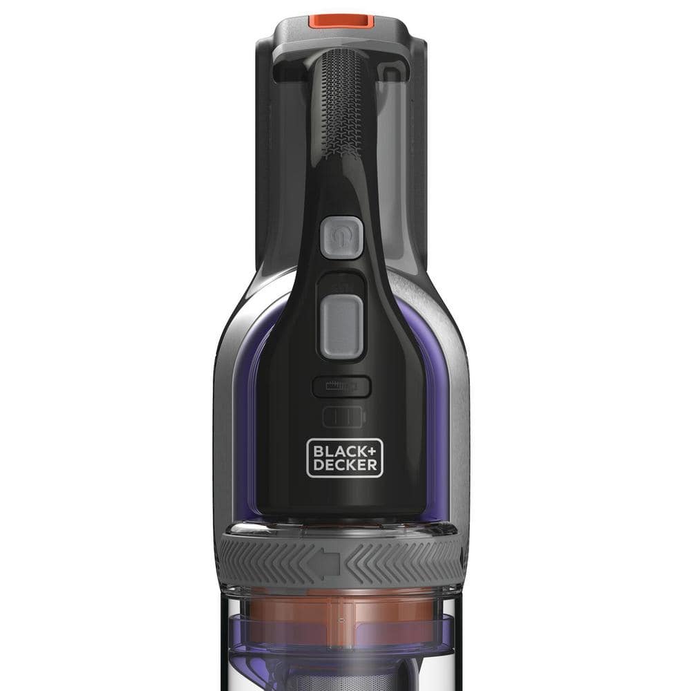 Purple Cordless Stick Vacuum for Pets with Anti-Tangle Brush