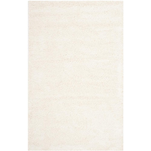 SAFAVIEH Milan Shag 10 ft. x 14 ft. Ivory Solid Area Rug