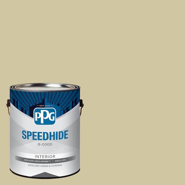 SPEEDHIDE 1 gal. PPG1111-3 Safari Semi-Gloss Interior Paint