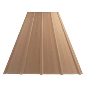 8 ft. SM-Rib Galvalume Steel 29-Gauge Roof/Siding Panel in Tan