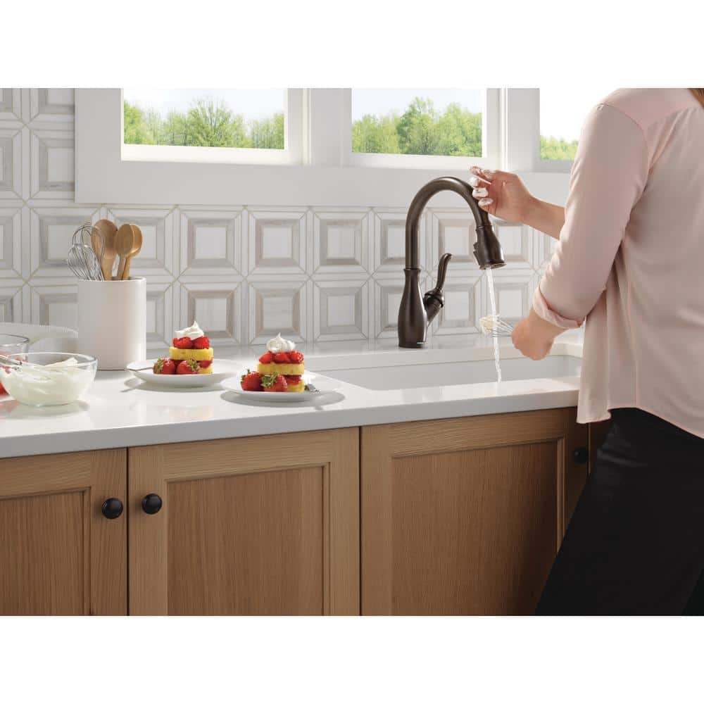 Venetian Bronze Pull-Down Kitchen Faucet with Magnetic Docking