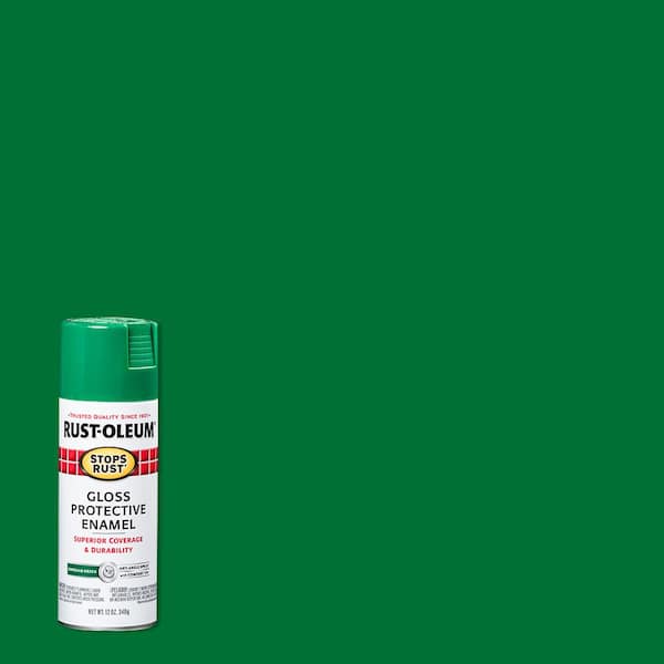 Rust-Oleum Stops Rust 12 oz. Protective Enamel Gloss Emerald Spray Paint (6-Pack)