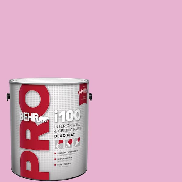 1 gal. #P120-2 Gumball Dead Flat Interior Paint