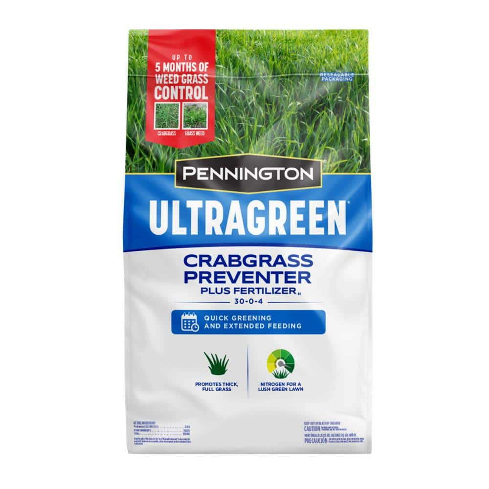 Pennington 30 0 4 5m 12 5 Lbs Crabgrass Preventer Plus Fertilizer 100536604 The Home Depot