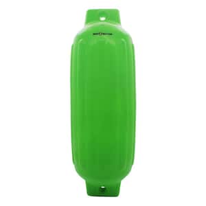 10 in. x 30 in. BoatTector Inflatable Fender in Neon Green
