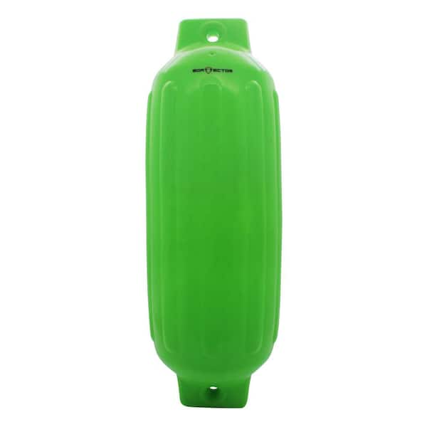 Extreme Max 10 in. x 30 in. BoatTector Inflatable Fender in Neon Green