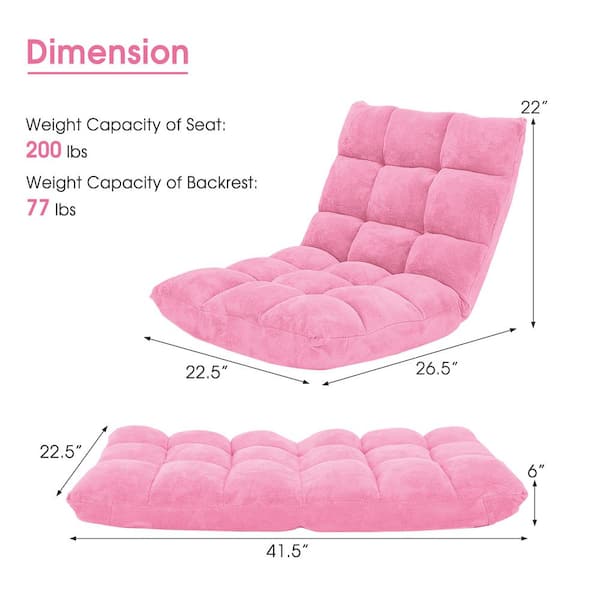 Pink Mousse Flip Chair – Something a bit Different