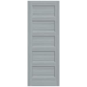 JELD-WEN 32 In. X 80 In. Conmore Denim Stain Smooth Hollow Core Molded ...