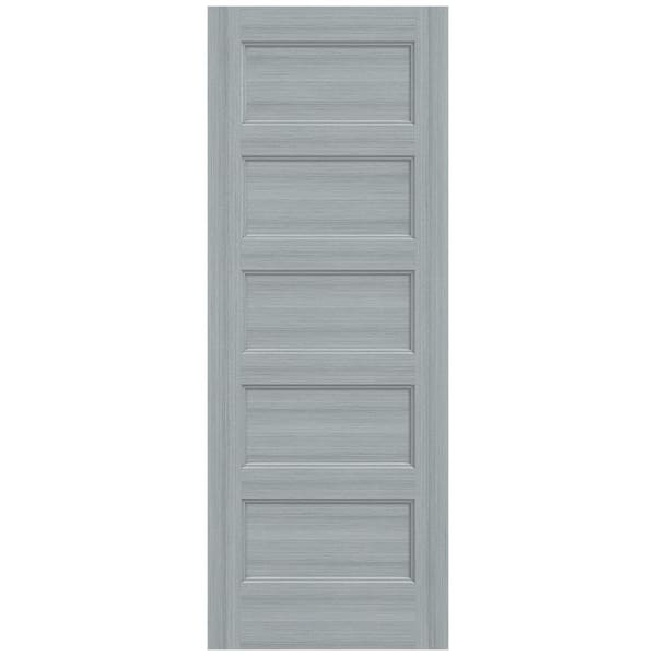 JELD-WEN 32 In. X 80 In. Conmore Stone Stain Smooth Solid Core Molded ...