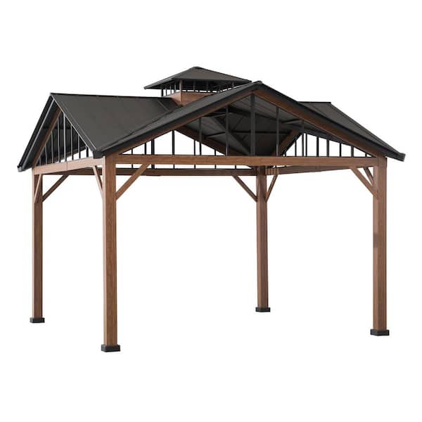 Sunjoy 12.5 ft. x 12.5 ft. Roanforth Gazebo