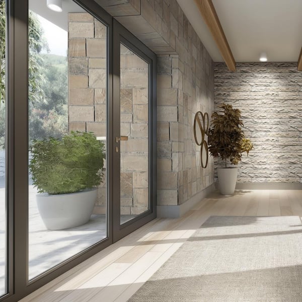 Pietra Rustica Veneer 6 in. x 18 in. Natural Sandstone Wall Loose Veneer Tile  (100 sq. ft. / Pallet)