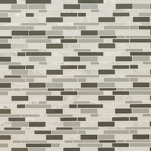 Positano Interlocking 11.75 in. x 13.5 in. Textured Glass Patterned Look Wall Tile (15 sq. ft./Case)