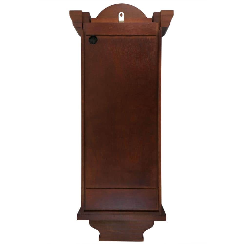 Grand Antique Mahogany Cherry Wood Pendulum Wall Clock