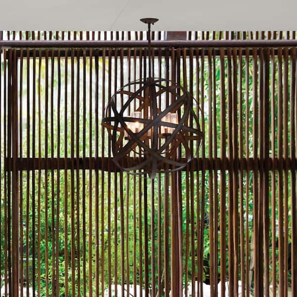 HINKLEY - Carson Vintage Iron 5-Light Outdoor Chandelier