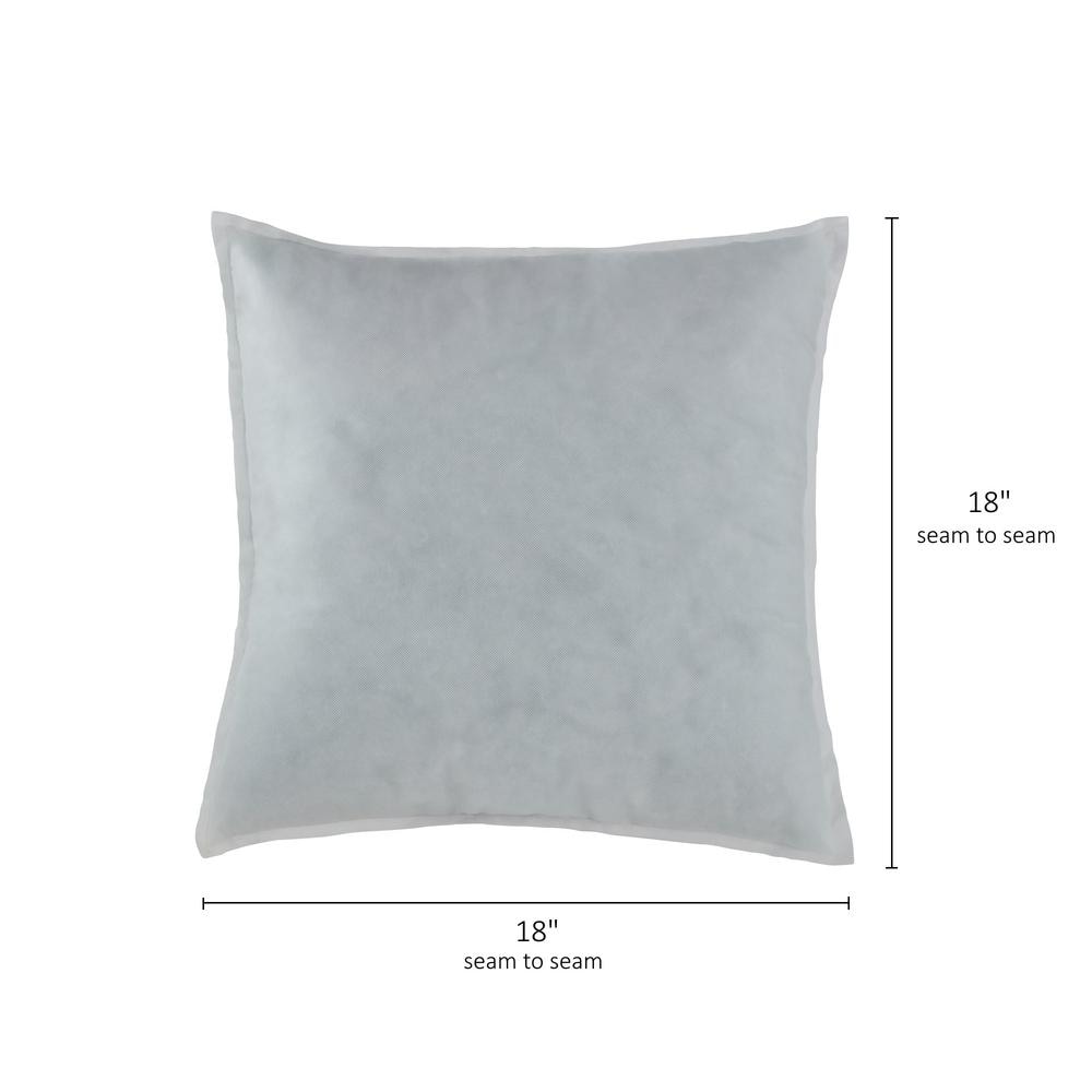 Premium 18" x 18" White Eco-Friendly Pillow Inserts (Set of 2)
