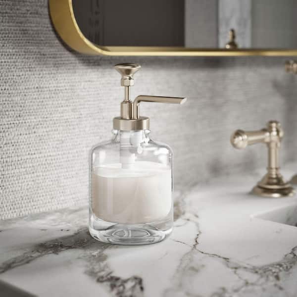 Artifacts Soap Dispenser in Vibrant Brushed Bronze