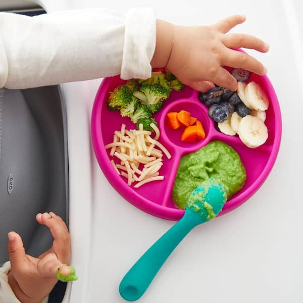 OXO Tot Pink Silicone Bowl