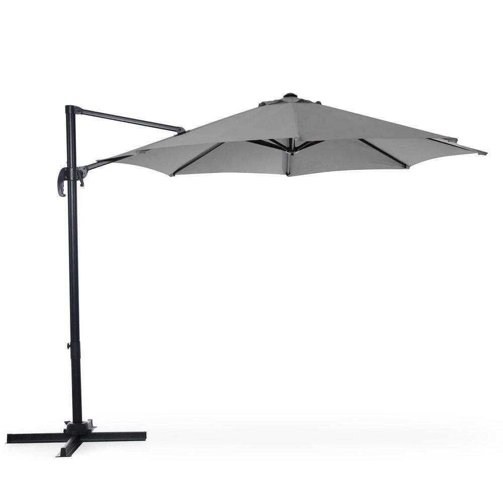 10 ft. Aluminum Octagonal Cantilever Patio Umbrella in Gray price history on PriceWatchPro