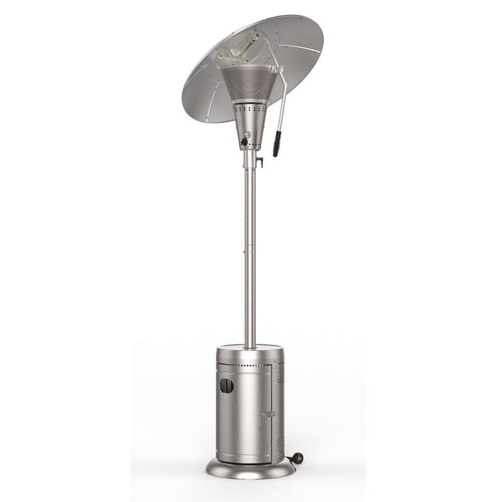 Hampton Bay 38'200 BTU Heat Focus Swivel Stainless Steel Patio Heater