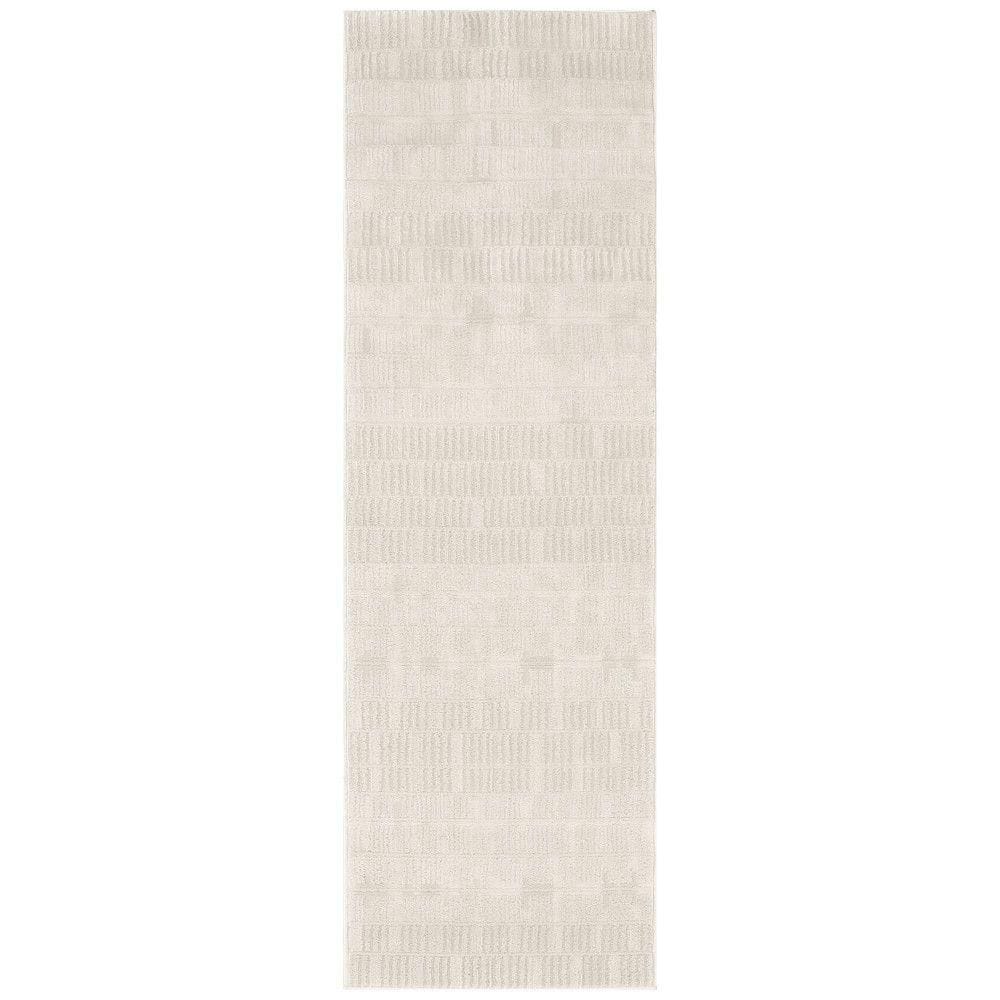 Nordic Ivory 2 ft. x 6 ft. All-over design Contemporary Runner Area Rug price history on PriceWatchPro