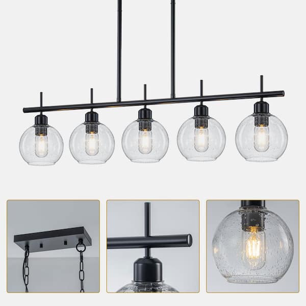 Otmilance Gold Pendant Lights Kitchen Island 2 Pack, 7.5 inch Farmhouse Glass Pendant Lights, Vintage Gold Glass Pendant Light, Island Pendant Lights for Dining Rooms, Living Room, Bar