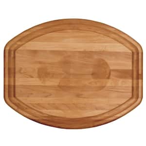 Branded Hard Wooden Turkey Cutting Board with Wedge