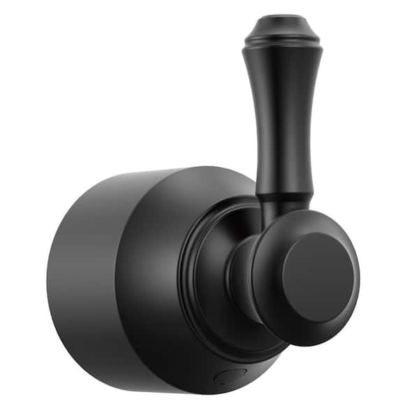 (1-Pack) Cassidy Hand Shower/Diverter Valve Metal Lever Handle in Matte Black