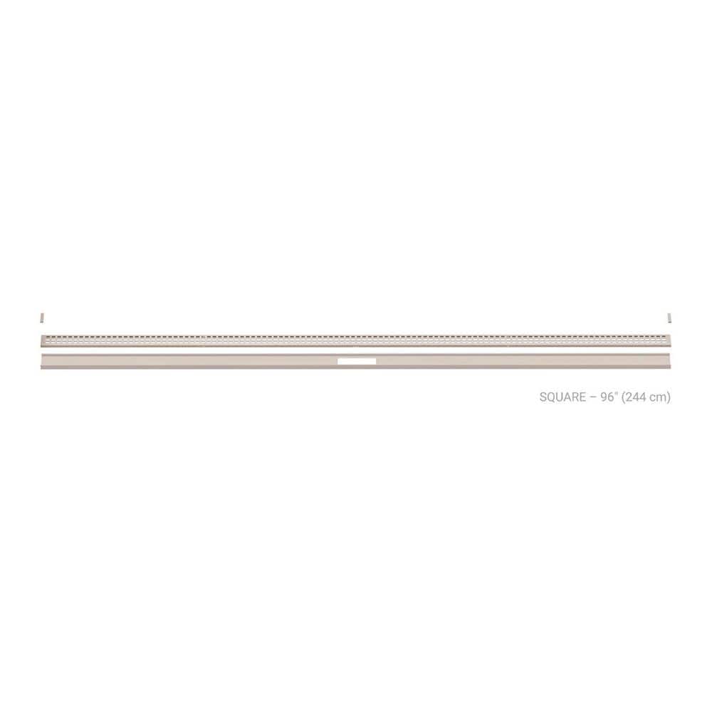 Kerdi-Line-Vario Ivory 96 in. Square Grate and Channel Floor Installation Kit for Accessory price history on PriceWatchPro
