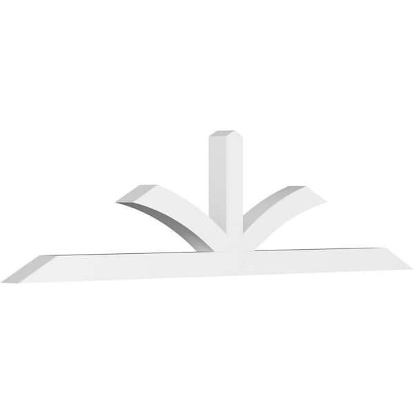 Ekena Millwork Richland 96 in. W x 24 in. H x 4 in. D Signature Polyurethane Bracket