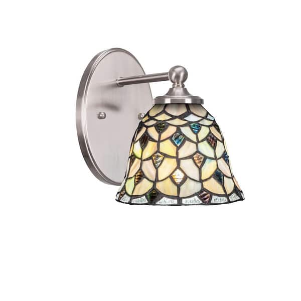 Unbranded Royale 1-Light Brushed Nickel Wall Sconce