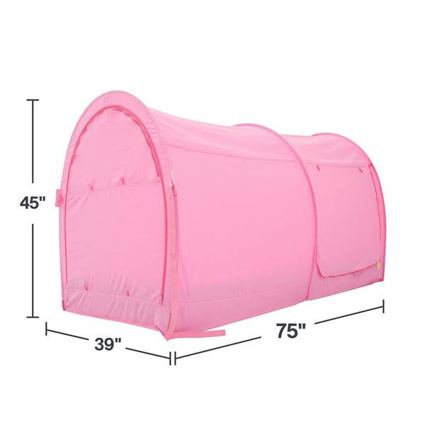 Alvantor Indoor Pop Up Portable Frame Mosquito Net Bed Canopy Tent Twin  Curtains Breathable Pink Cottage (Mattress Not Included) 2005MP - The Home  Depot